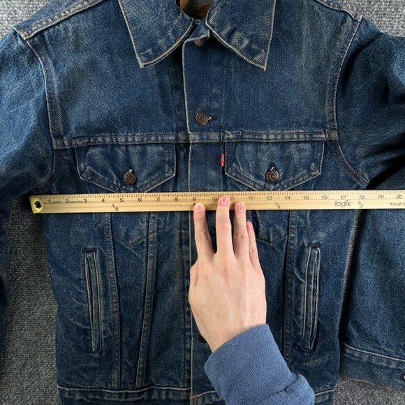 VTG LEVIS Trucker Jacket 70506-0216 Denim Type 3 USA Blue FACT. 527 Size 34 - Picture 4 of 16